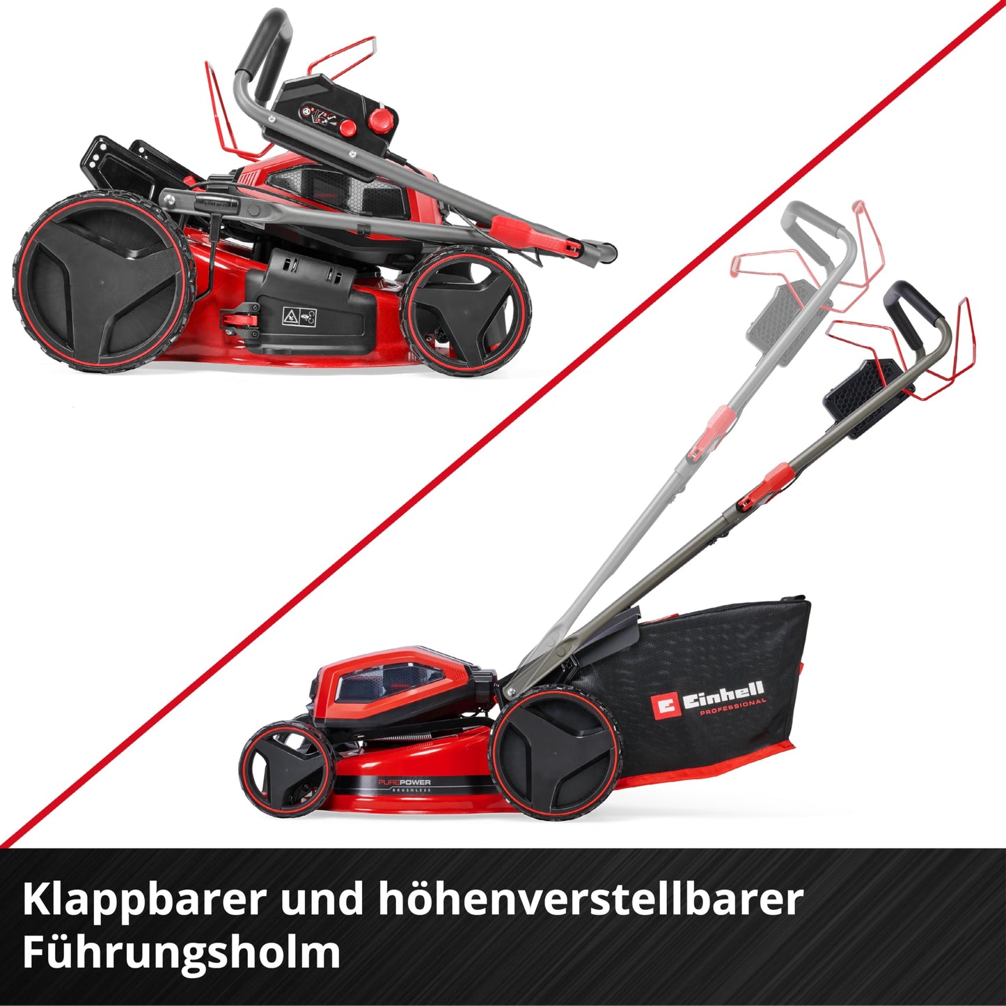 Einhell Akku-Rasenmäher GP-cm 36/47 S Li BL Kit 36V, 47cm, Radantrieb