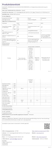 Exquisit Side-by-Side Kühlschrank 442L – No Frost, Anthrazit