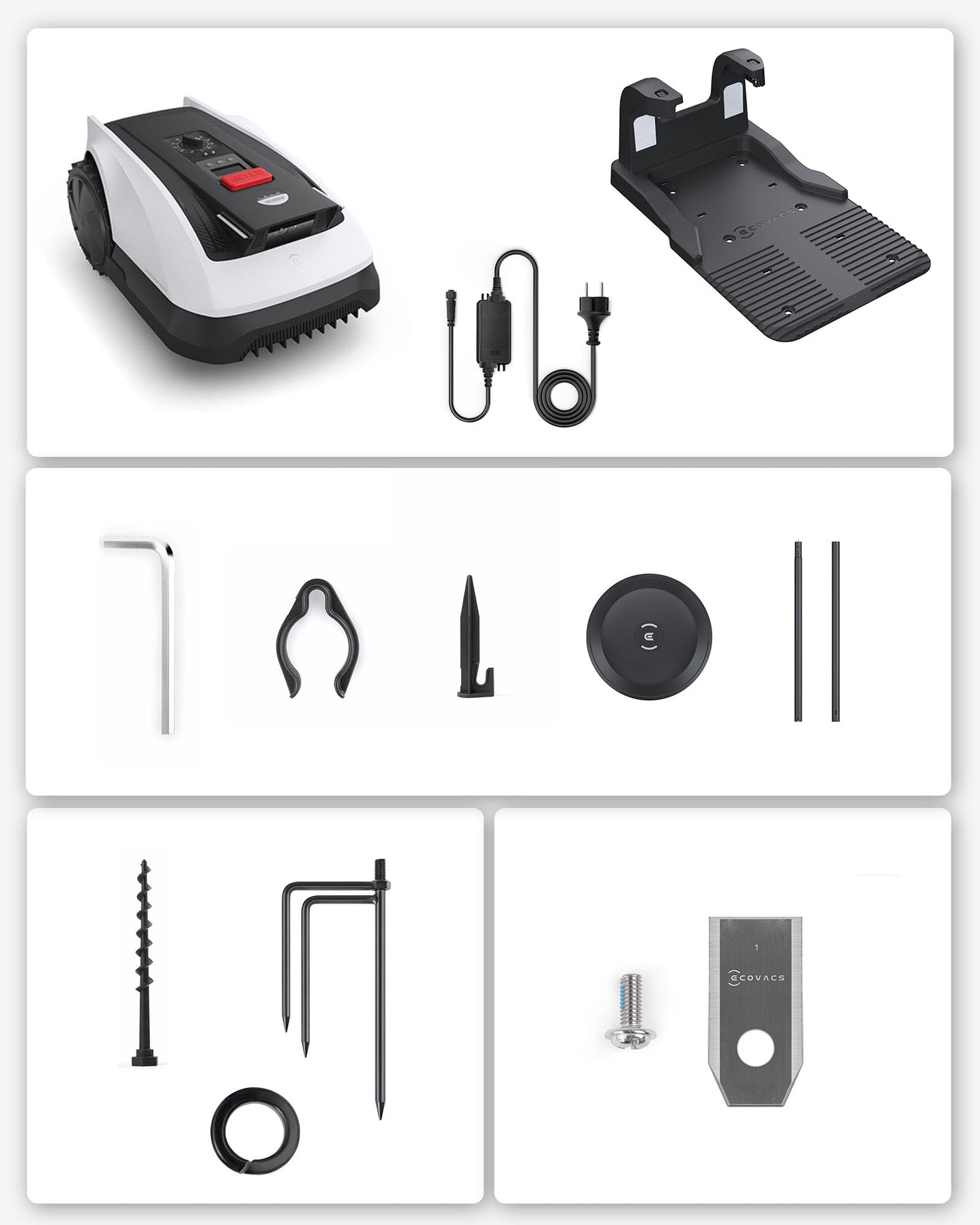 ECOVACS Mähroboter Goat O800 ohne Begrenzungskabel, 800m², RTK+Vision