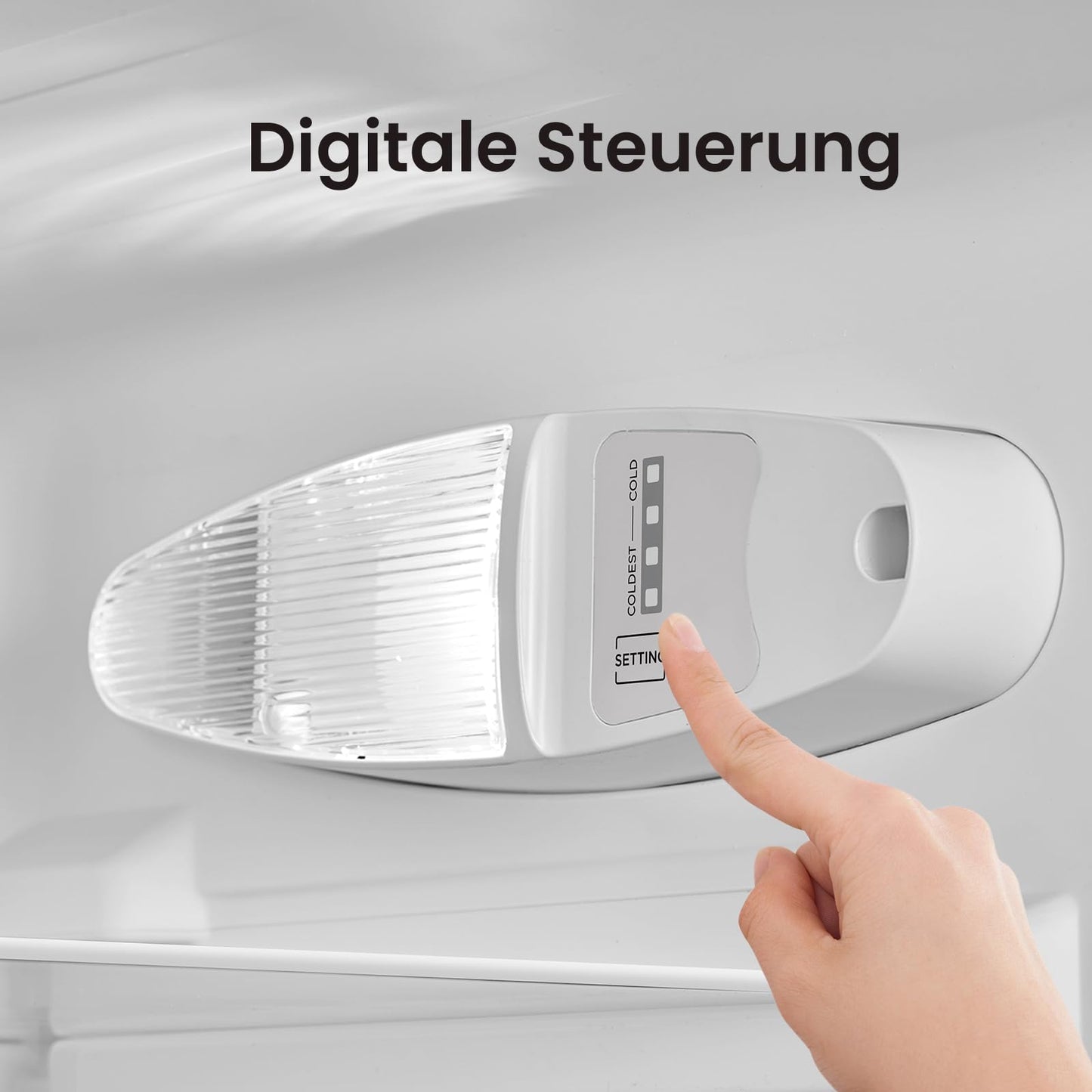 Comfee Kühl-Gefrierkombination 174L – 150cm, Silber