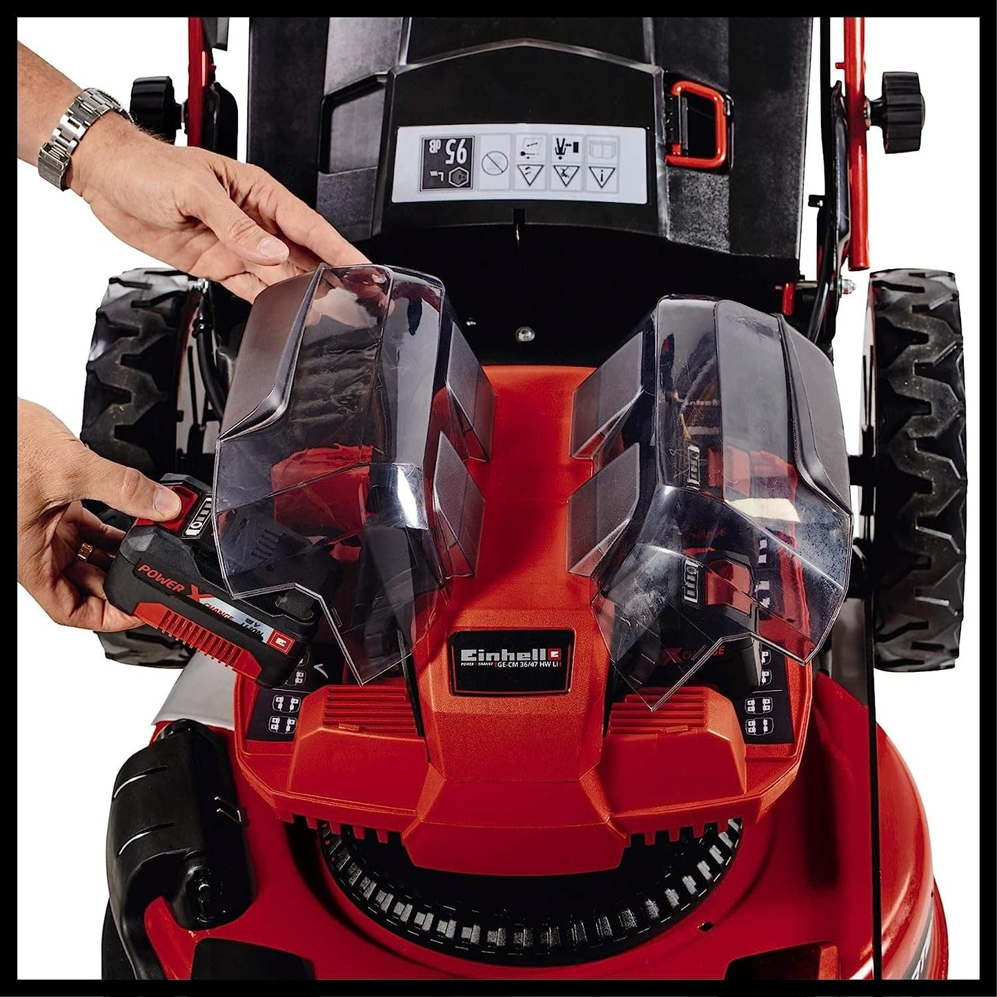 Einhell Professional Akku-Rasenmäher GP-cm 36/47 S HW Li Kit