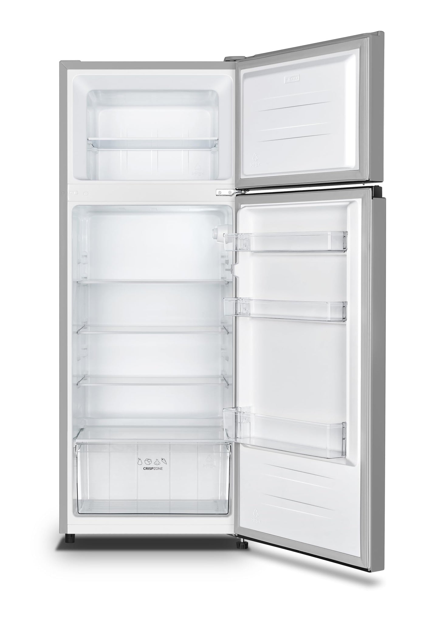 Gorenje Doppeltür Kühlschrank 206L – 143cm, Silber