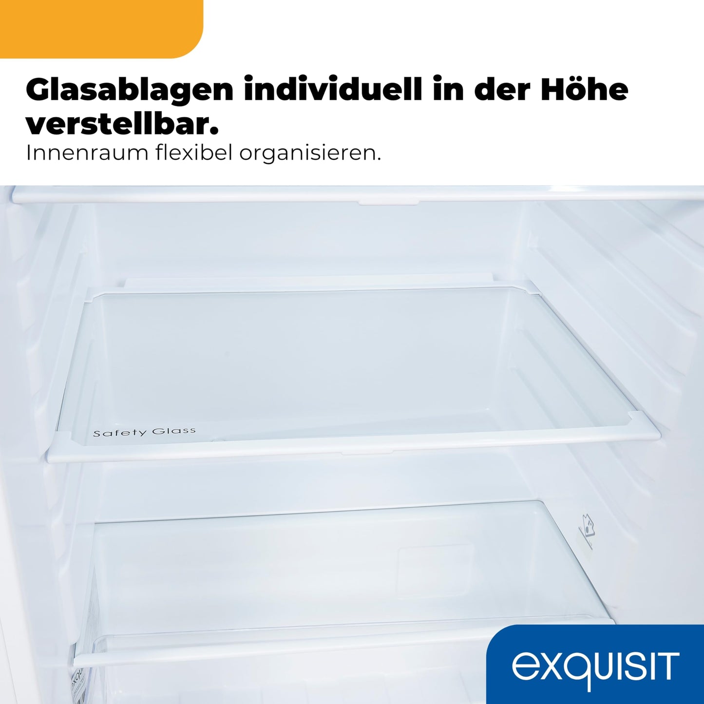 Exquisit Kühlschrank 127L – Kompakt, Weiß