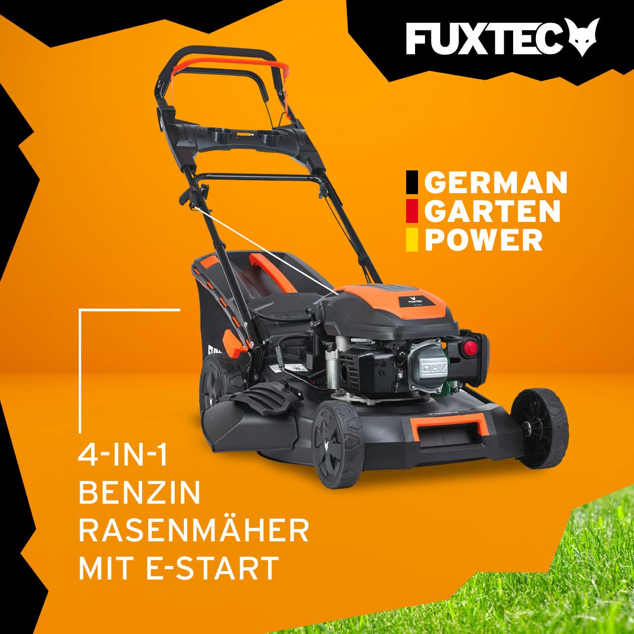 FUXTEC Benzin-Rasenmäher FX-RM5170eS 51cm, Radantrieb, Elektrostarter