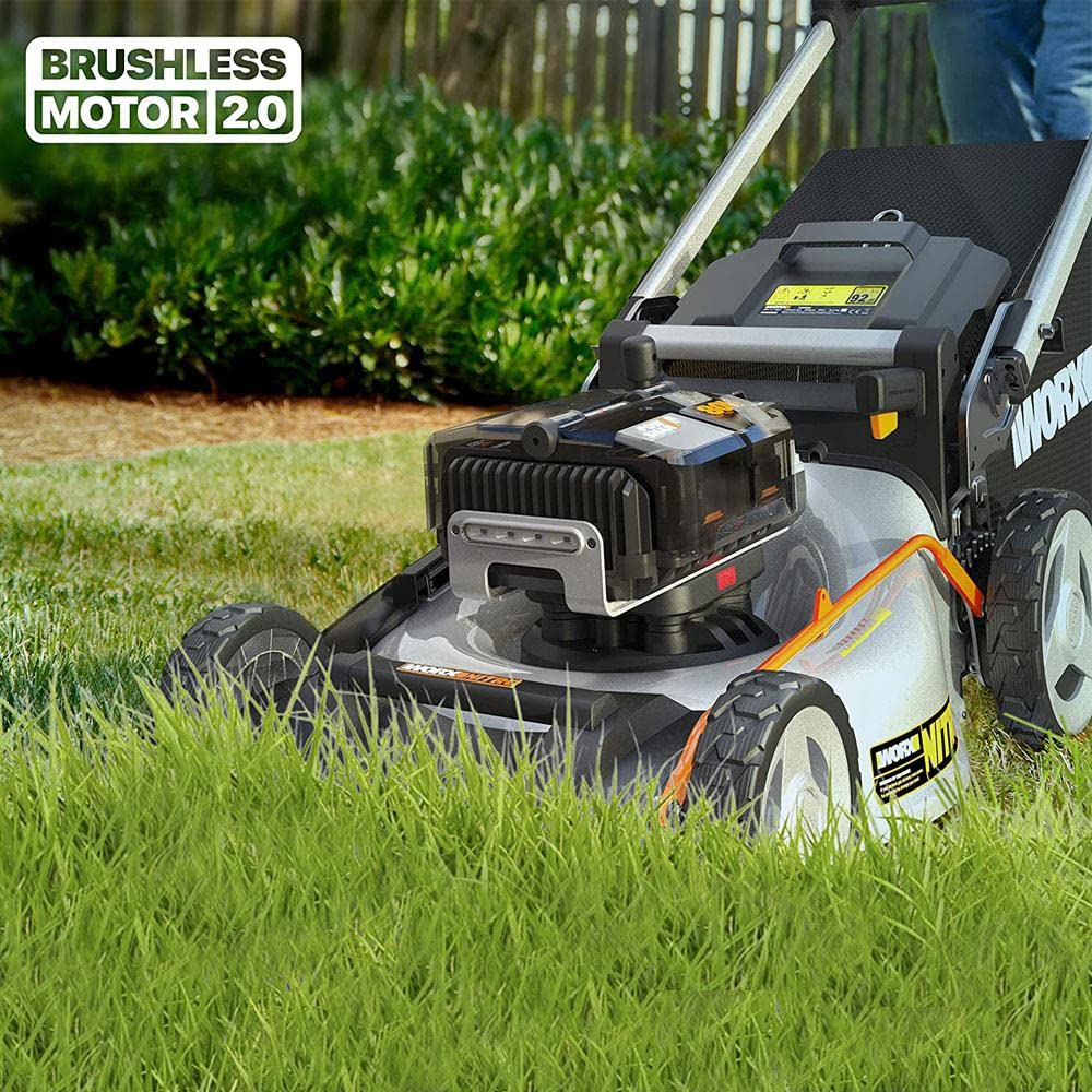 WORX Akku-Rasenmäher WG761E Profi 80V, 51cm Schnittbreite
