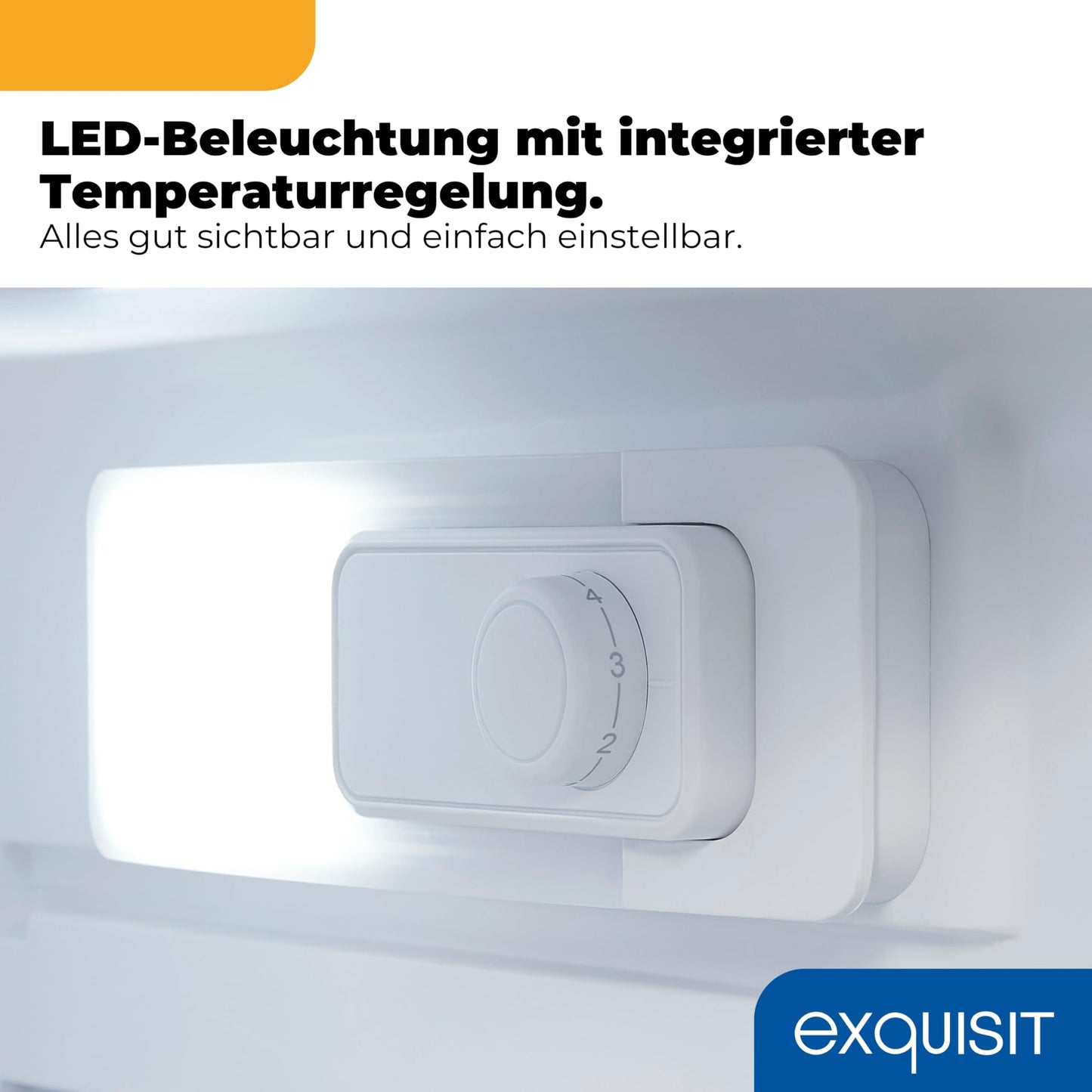 Exquisit Kühlschrank 127L – Kompakt, Weiß