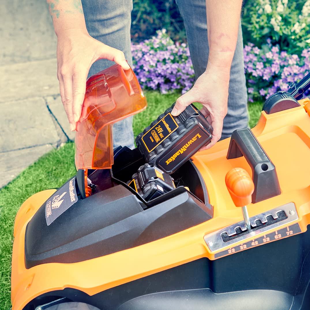 LawnMaster Akku-Rasenmäher CLMF4841E 48V, 41cm, 450m², Mulchen