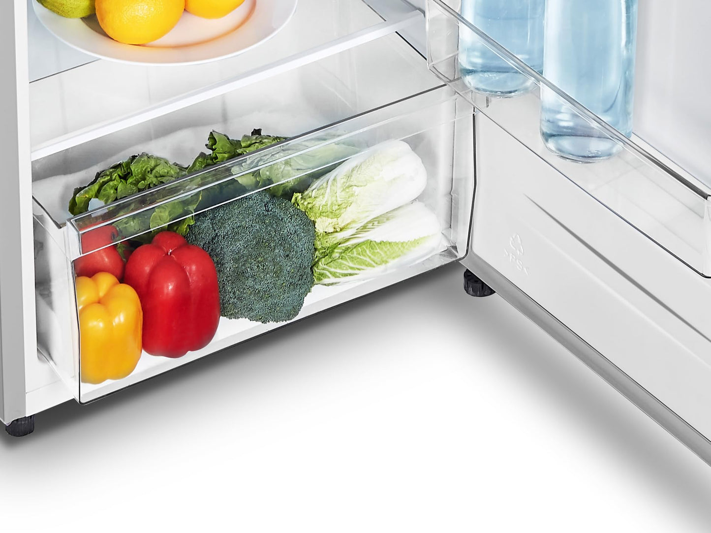 Gorenje Doppeltür Kühlschrank 206L – 143cm, Silber