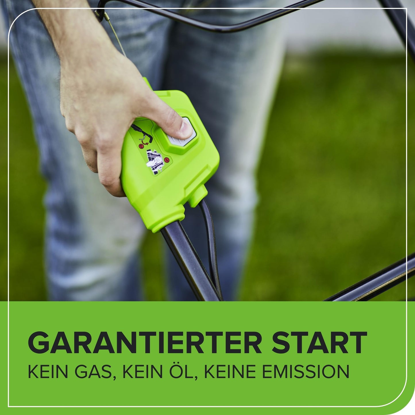 Greenworks Akku-Rasenmäher 40V, 41cm Schnittbreite, 500m², inkl. Akkus