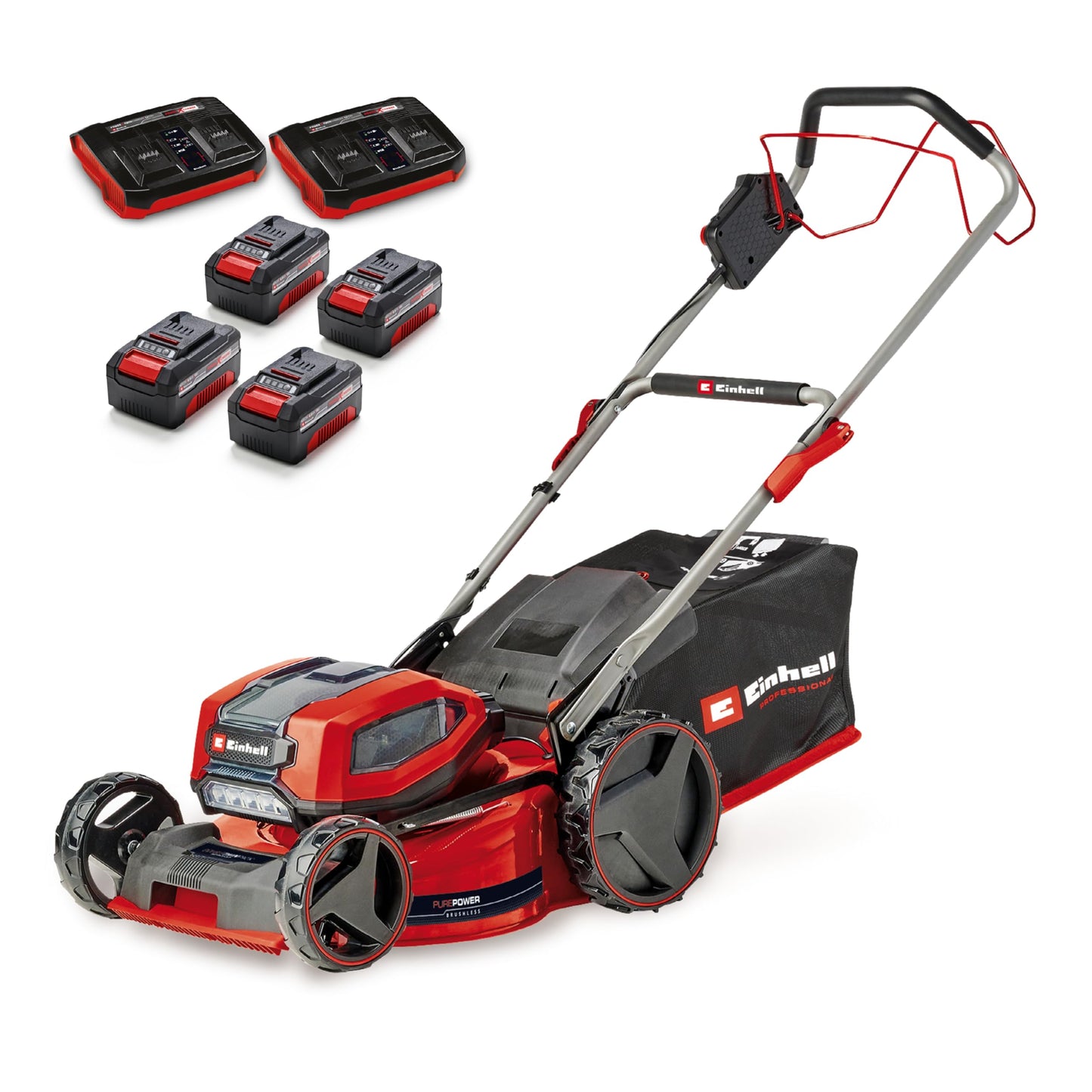 Einhell Akku-Rasenmäher GP-cm 36/47 S Li BL Kit 36V, 47cm, Radantrieb