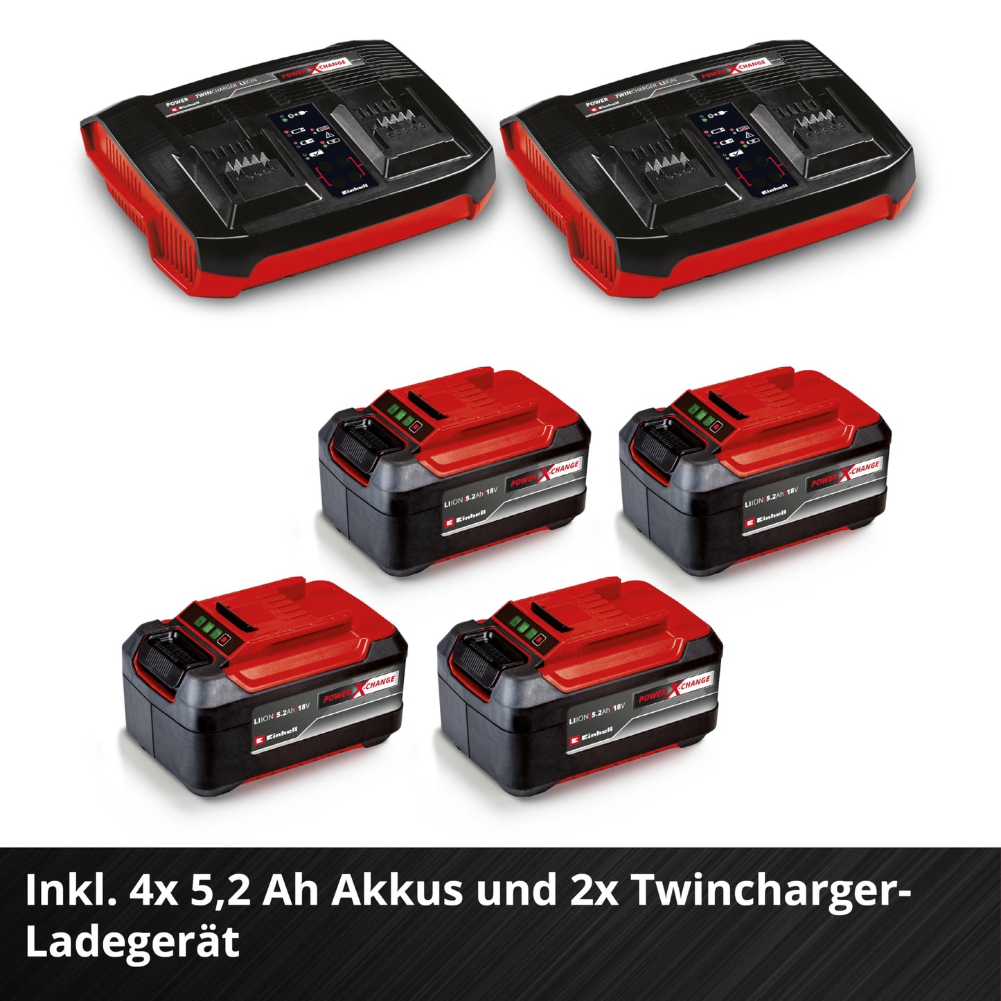Einhell Akku-Rasenmäher GP-cm 36/52 S Li BL Kit