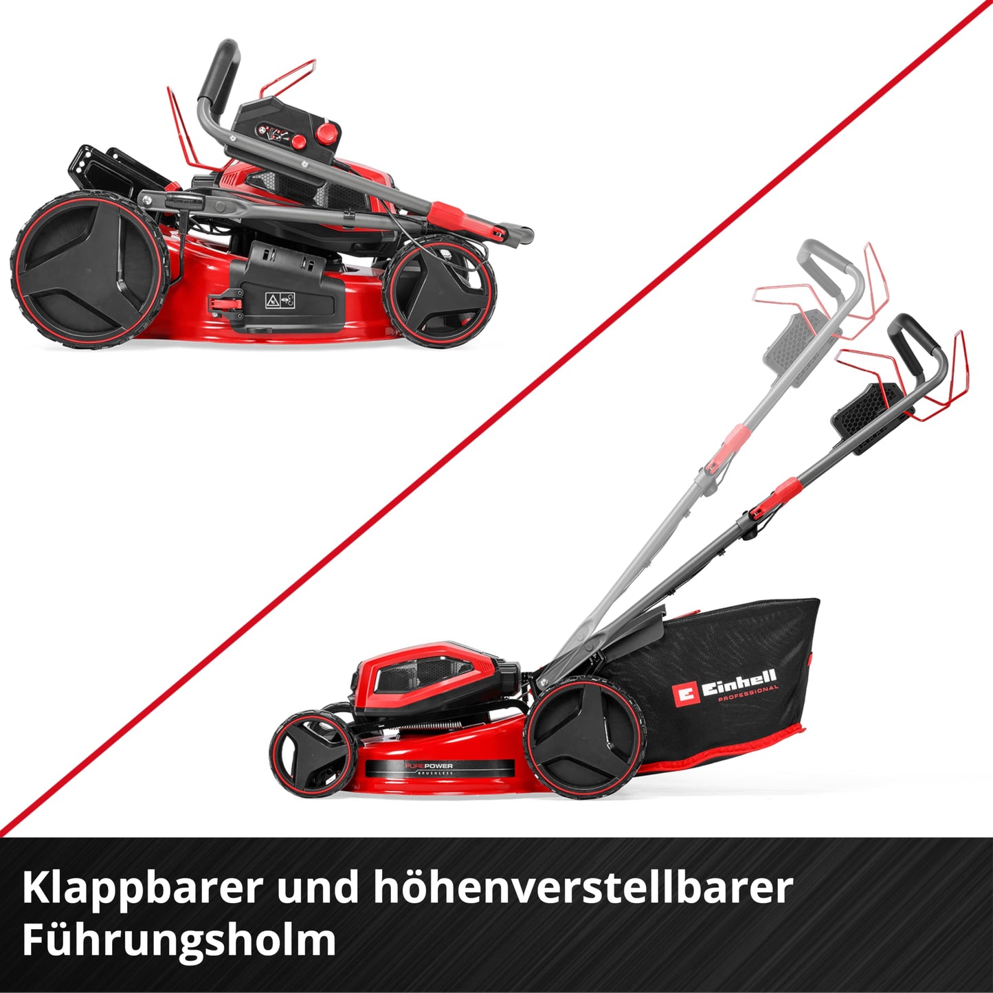 Einhell Akku-Rasenmäher GP-cm 36/52 S Li BL Kit