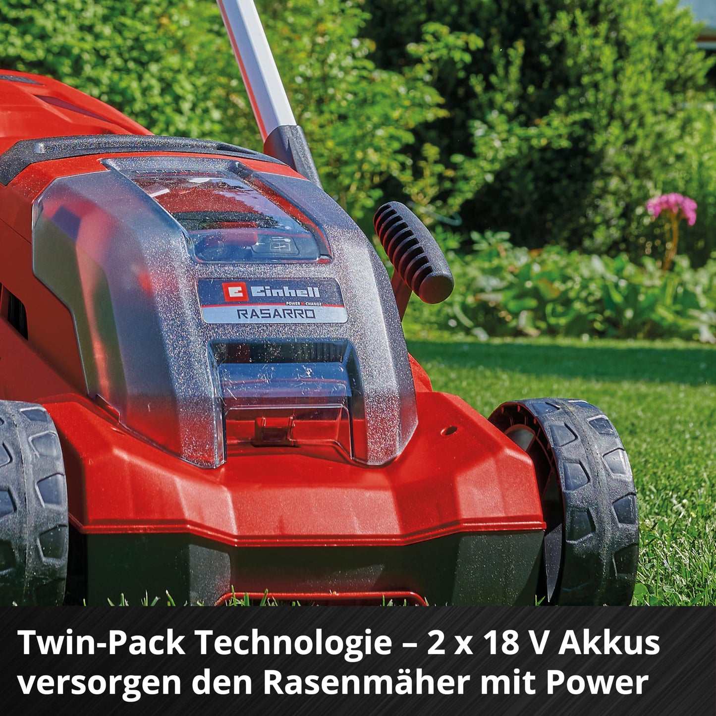 Einhell Professional Akku-Rasenmäher RASARRO 36/38 Kit