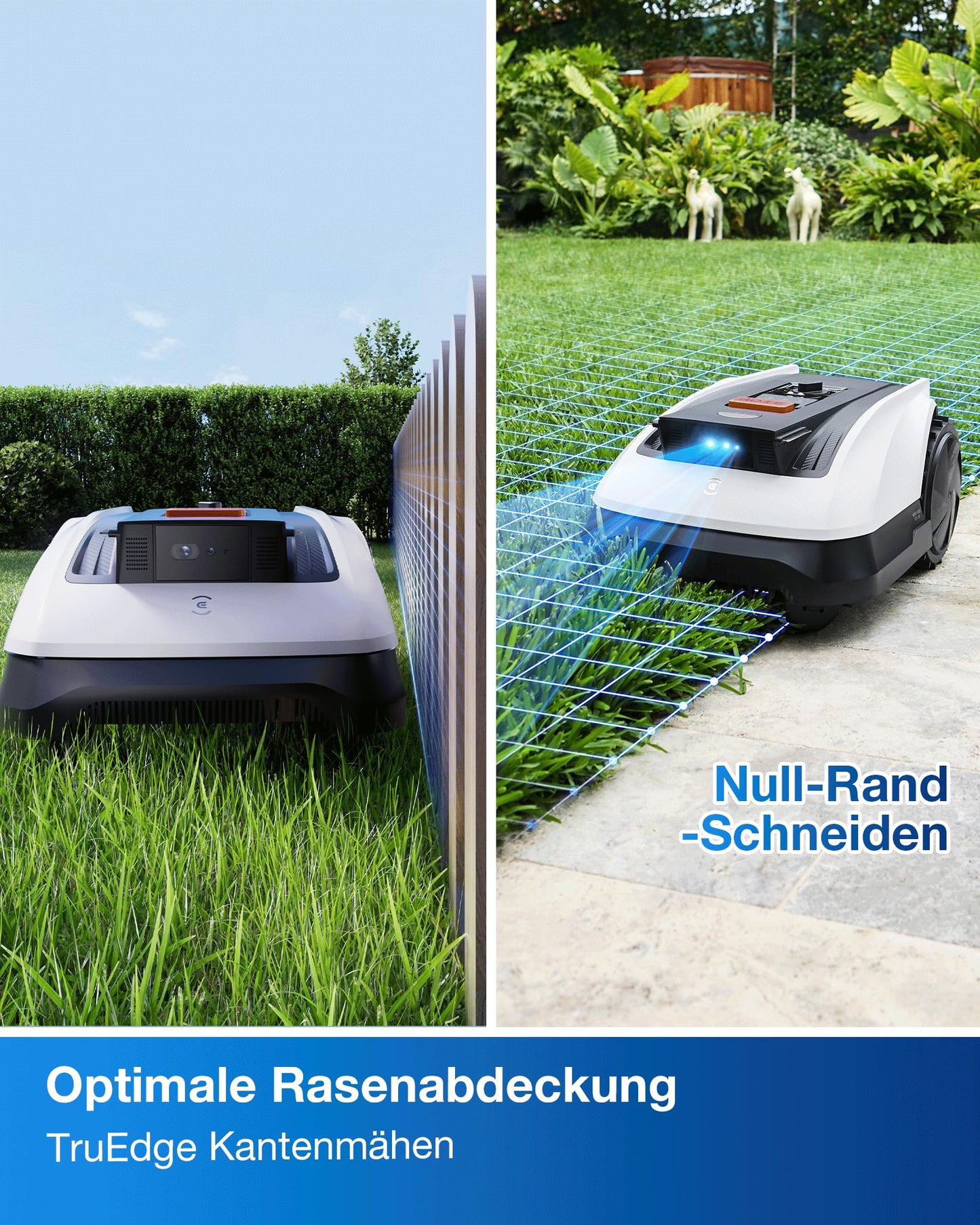 ECOVACS Mähroboter Goat O800 ohne Begrenzungskabel, 800m², RTK+Vision